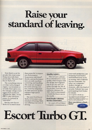 Illustration for article titled Junkyard Gems: 1990 Ford Escort GT 1.9 HO
